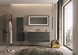 HABITAT ET JARDIN - Meuble Vasque "Nest 121 v2" - 121 x 51 x 55 cm - Matte Anthracite - vignette