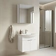 HABITAT ET JARDIN - Ensemble Meuble Vasque avec Miroir (2 Pièces) "Purus 65" - 65 x 50 x 58 cm - White - vignette
