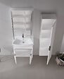 HABITAT ET JARDIN - Ensemble Meuble Vasque avec Miroir (2 Pièces) "Purus 65" - 65 x 50 x 58 cm - White - vignette