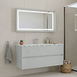 HABITAT ET JARDIN - Ensemble Meuble Vasque avec Miroir (2 Pièces) "Nest 121 v2" - 121 x 51 x 55 cm - Matte Cashmere - vignette