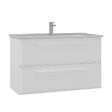 HABITAT ET JARDIN - Meuble Vasque "Nuvola 100 v2" - 100 x 50 x 62 cm - White - vignette