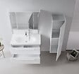 HABITAT ET JARDIN - Meuble Vasque "Nuvola 100 v2" - 100 x 50 x 62 cm - White - vignette
