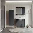 HABITAT ET JARDIN - Meuble Vasque "Purus 80" - 80 x 50 x 83 cm - Matte Anthracite - vignette
