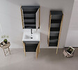 HABITAT ET JARDIN - Meuble Vasque "Ricato 60" - 61 x 47 x 62 cm - Walnut - vignette