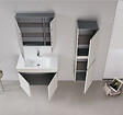 HABITAT ET JARDIN - Meuble Vasque "Tivoli 85" - 85 x 45 x 57 cm - Matte Cashmere - vignette
