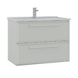 HABITAT ET JARDIN - Meuble Vasque "Nuvola 80 v2" - 80 x 50 x 62 cm - Cashmere - vignette