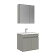 HABITAT ET JARDIN - Ensemble Meuble Vasque avec Miroir (2 Pièces) "Tivoli 65" - 65 x 45 x 57 cm - Matte Cashmere - vignette