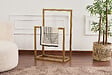HABITAT ET JARDIN - Porte-serviettes en métal "Gediz" - 25 x 60 x 90 cm - Or - vignette