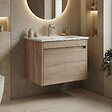 HABITAT ET JARDIN - Meuble Vasque "Side 65 v2" - 65 x 45 x 52 cm - Oak - vignette