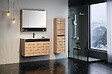 HABITAT ET JARDIN - Meuble Vasque "Ricato 100" - 101 x 47 x 62 cm - Walnut - vignette