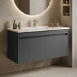HABITAT ET JARDIN - Meuble Vasque "Side 100 v3" - 100 x 45 x 52 cm - Matte Anthracite - vignette