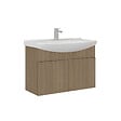HABITAT ET JARDIN - Meuble Vasque "Purus 80" - 80 x 50 x 58 cm - Sonomo Oak - vignette