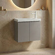 HABITAT ET JARDIN - Meuble Vasque "Ferla 60" - 60 x 22 x 50 cm - Matte Mink - vignette