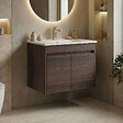 HABITAT ET JARDIN - Meuble Vasque "Side 65 v2" - 65 x 45 x 52 cm - Dark Walnut - vignette