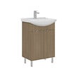 HABITAT ET JARDIN - Meuble Vasque "Purus 55" - 55 x 50 x 83 cm - Sonomo Oak - vignette