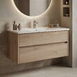 HABITAT ET JARDIN - Meuble Vasque "Side 100 v3" - 100 x 45 x 52 cm - Oak - vignette