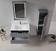 HABITAT ET JARDIN - Meuble Vasque "Nest 91 v2" - 91 x 51 x 55 cm - Matte Grey - vignette