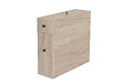HABITAT ET JARDIN - Meuble de toilette en bois "Calencia" - 20 x 60 x 55 cm - Beige - vignette