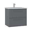 HABITAT ET JARDIN - Meuble Vasque "Nuvola 65 v2" - 65 x 50 x 62 cm - Grey - vignette