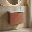 HABITAT ET JARDIN - Meuble Vasque "Ferla 60" - 60 x 22 x 50 cm - Matte Cinnamon - vignette