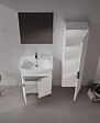 HABITAT ET JARDIN - Ensemble Meuble Vasque avec Miroir (2 Pièces) "Purus 65" - 65 x 50 x 83 cm - White - vignette