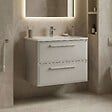 HABITAT ET JARDIN - Meuble Vasque "Nuvola 65 v2" - 65 x 50 x 62 cm - Cashmere - vignette