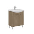 HABITAT ET JARDIN - Meuble Vasque "Purus 65" - 65 x 50 x 83 cm - Sonomo Oak - vignette