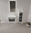 HABITAT ET JARDIN - Meuble Vasque "Ferla 60" - 60 x 22 x 50 cm - Matte Cashmere - vignette