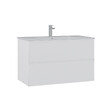 HABITAT ET JARDIN - Meuble Vasque "Nest 91 v2" - 91 x 51 x 55 cm - Matte White - vignette