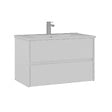 HABITAT ET JARDIN - Meuble Vasque "Side 85 v2" - 85 x 45 x 52 cm - Matte White - vignette