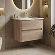 HABITAT ET JARDIN - Meuble Vasque "Side 65 v2" - 65 x 45 x 52 cm - Oak - vignette