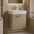 HABITAT ET JARDIN - Meuble Vasque "Orbit 55" - 55 x 38 x 62 cm - Mink - vignette