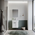 HABITAT ET JARDIN - Ensemble Meuble Vasque avec Miroir (2 Pièces) "Orbit 55" - 55 x 38 x 62 cm - White - vignette