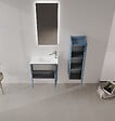 HABITAT ET JARDIN - Meuble Vasque "Ferla 60" - 60 x 22 x 50 cm - Petrol Blue - vignette