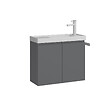 HABITAT ET JARDIN - Meuble Vasque "Ferla 60" - 60 x 22 x 50 cm - Matte Grey - vignette