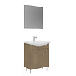 HABITAT ET JARDIN - Ensemble Meuble Vasque avec Miroir (2 Pièces) "Purus 65" - 65 x 50 x 83 cm - Oak - vignette