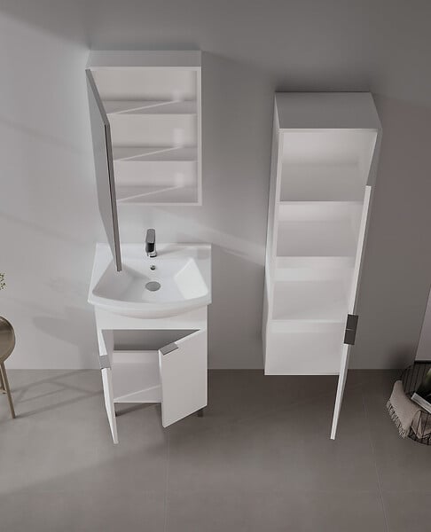 HABITAT ET JARDIN - Meuble Vasque "Purus 55" - 55 x 50 x 83 cm - White - large