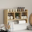 HABITAT ET JARDIN - Étagère murale en bois "Asya" - 63 x 14 x 35 cm - Beige - vignette