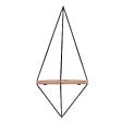 HABITAT ET JARDIN - Etagère murale géométrique en bois en bois "WR039" - 23 x 15 x 60 cm - Marron - vignette