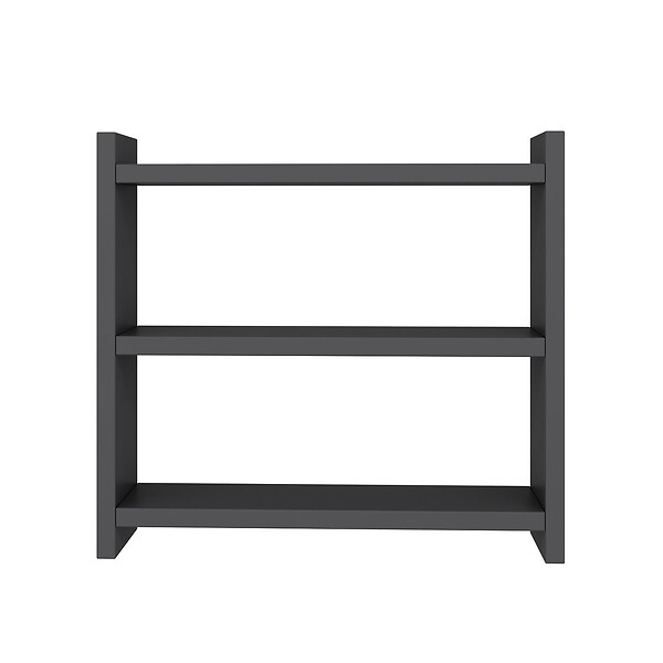 HABITAT ET JARDIN - Étagère de cuisine en bois "Cosmic" - 44 x 10 x 40 cm - Gris anthracite - large