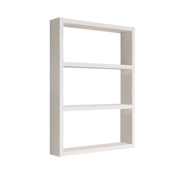HABITAT ET JARDIN - Étagère murale en bois "PR1" - 43 x 9 x 60 cm - Blanc - large