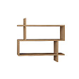 HABITAT ET JARDIN - Étagère murale en bois "Paralel" - 70 x 22 x 65 cm - Marron - vignette