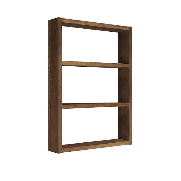 HABITAT ET JARDIN - Étagère murale en bois "PR1" - 43 x 9 x 60 cm - Noyer - large