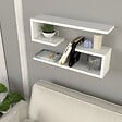 HABITAT ET JARDIN - Étagère murale en bois "Jenika" - 60 x 14 x 18 cm - Blanc - vignette