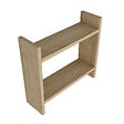 HABITAT ET JARDIN - Étagère de cuisine en bois "Denver" - 34 x 10 x 30 cm - Saphir - vignette