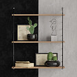 HABITAT ET JARDIN - Étagère murale en bois "Armoni" - 72 x 20 x 85 cm - Noyer - vignette