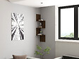HABITAT ET JARDIN - Étagère murale en bois "Zikzak" - 25 x 25 x 105 cm - Noyer - vignette