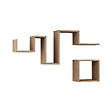 HABITAT ET JARDIN - Étagère murale en bois "Follow" - 116 x 20 x 45 cm - Marron - vignette