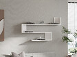 HABITAT ET JARDIN - Étagère murale en bois "Penne" - 120 x 20 x 71 cm - Blanc - vignette