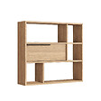 HABITAT ET JARDIN - Étagère murale en bois "Calvin" - 90 x 22 x 81 cm - Marron - vignette